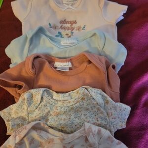Laura Ashley Baby Onesies Set 3-6 Months